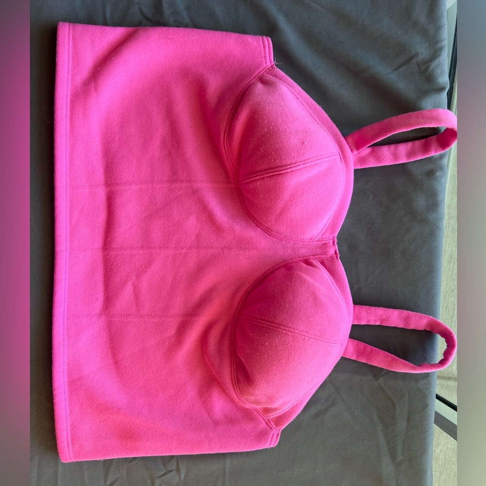 Pink crop top